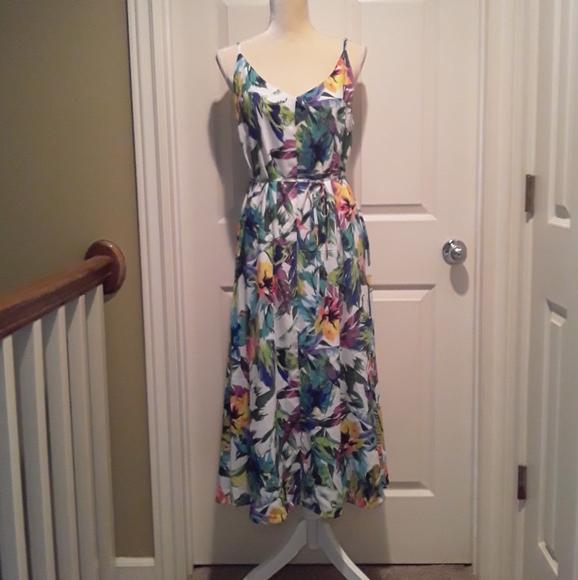 Heyson Dresses & Skirts - ☆NWT☆ Tropical Print Long Full Skirt Dress Size Medium